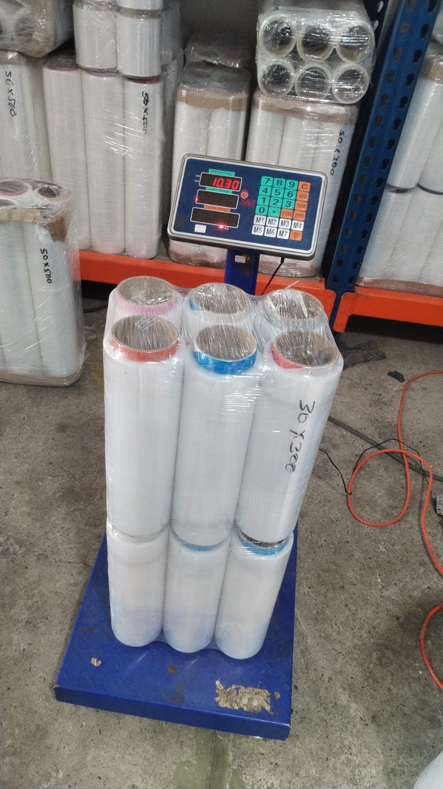 30 cm por 300 mt